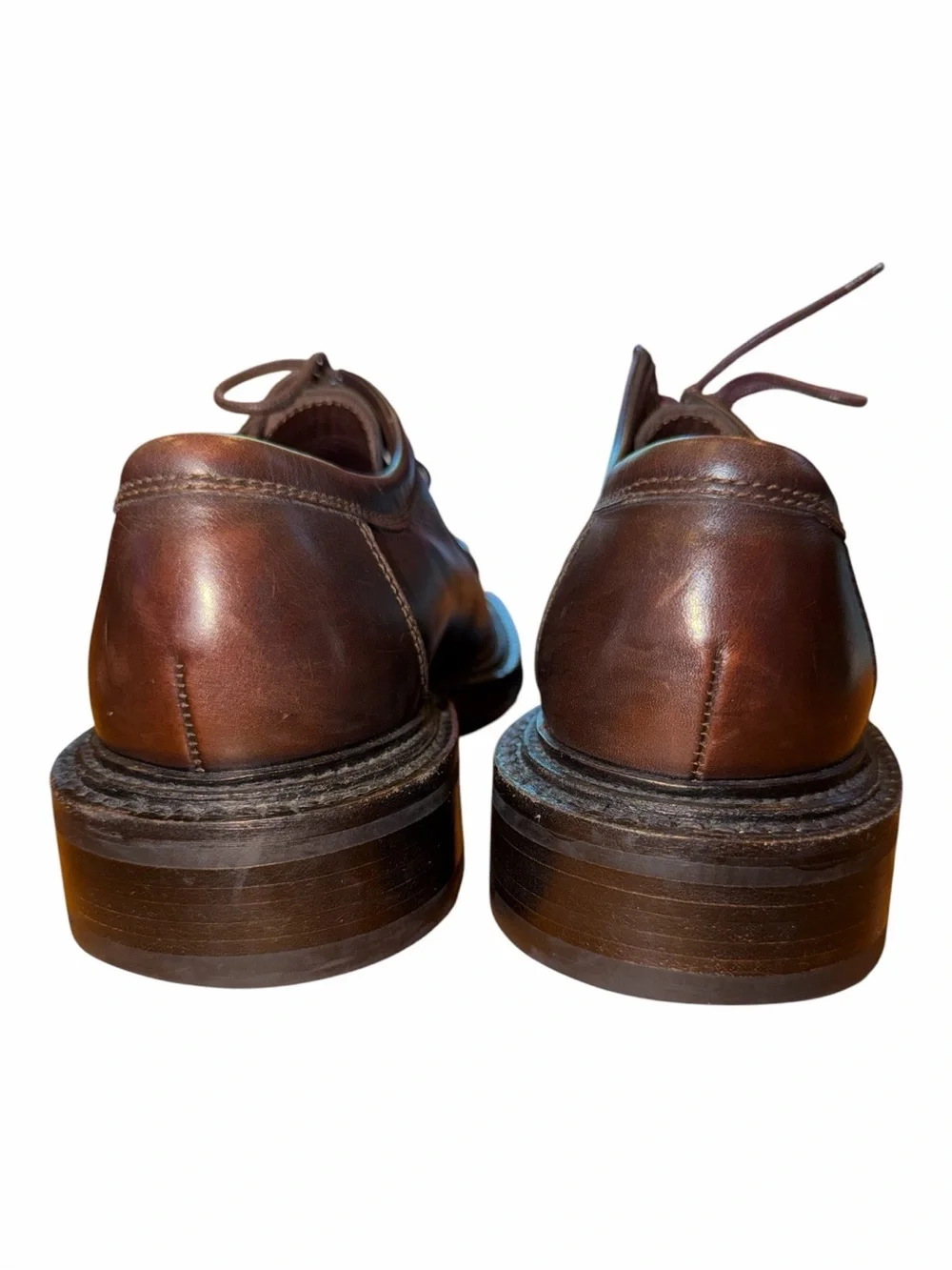 Vintage Prada chunky Leather Penny Loafers-ILGA Rubber Sole Mens US 9.5 UK 10.5